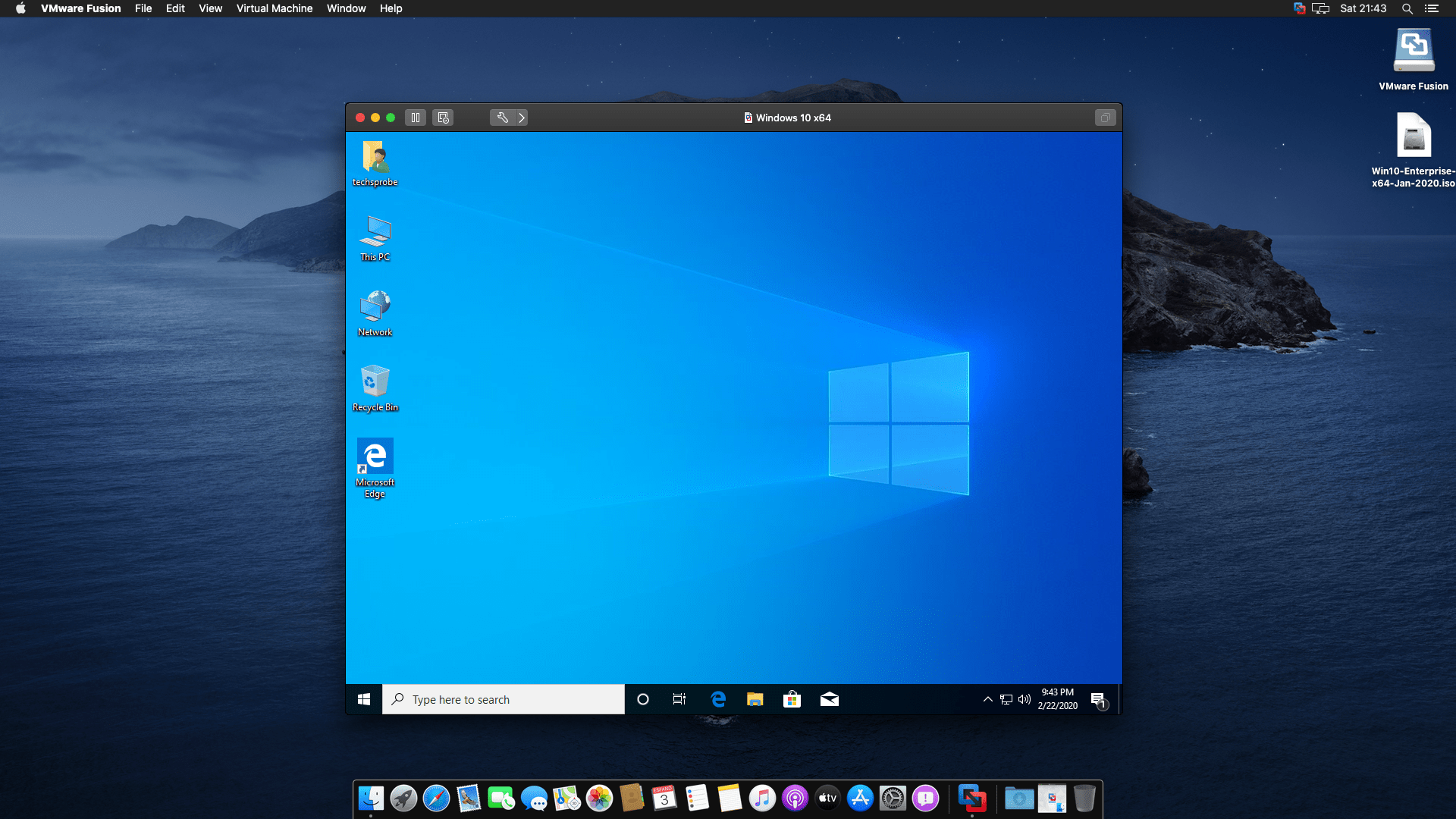 windows vm for mac